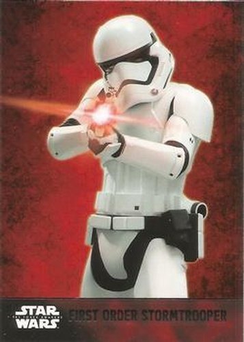 #7 First Order Stormtrooper - 2015 Topps Star Wars The Force Awakens