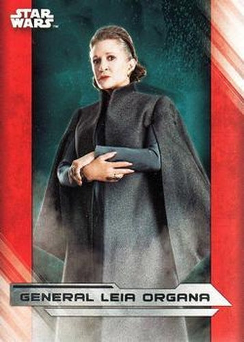 #7 General Leia Organa - 2017 Topps Star Wars The Last Jedi