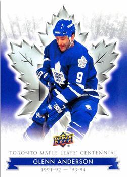 #7 Glenn Anderson - Toronto Maple Leafs - 2017 Upper Deck Toronto Maple Leafs Centennial Hockey