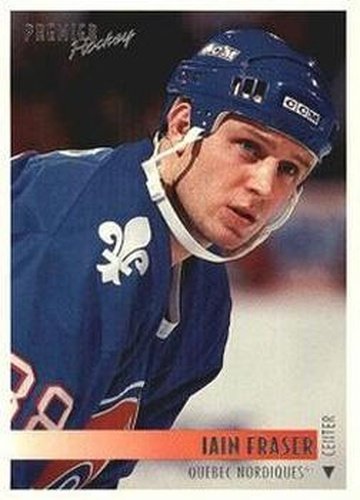 #7 Iain Fraser - Quebec Nordiques - 1994-95 Topps Premier Hockey