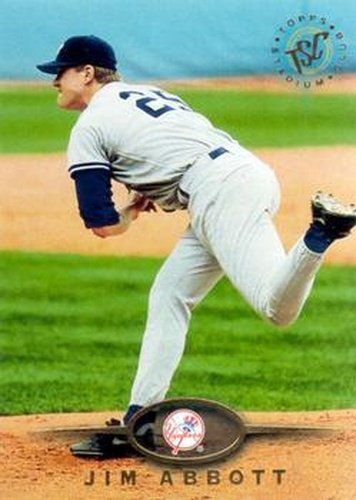 #7 Jim Abbott - New York Yankees - 1995 Stadium Club Baseball
