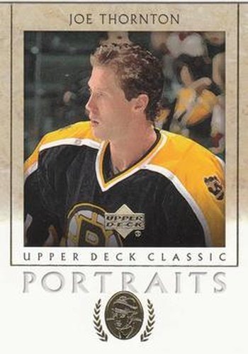 #7 Joe Thornton - Boston Bruins - 2002-03 Upper Deck Classic Portraits Hockey