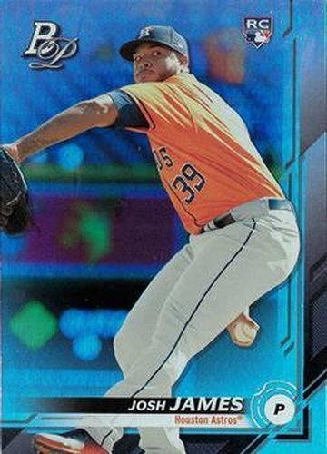 #7 Josh James - Houston Astros - 2019 Bowman Platinum Baseball