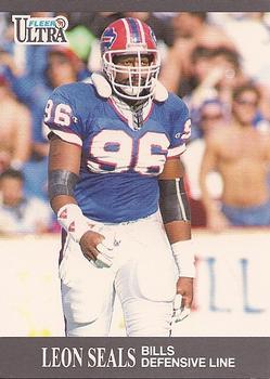 #7 Leon Seals - Buffalo Bills - 1991 Ultra Football