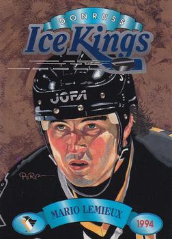 #7 Mario Lemieux - Pittsburgh Penguins - 1993-94 Donruss - Ice Kings Hockey