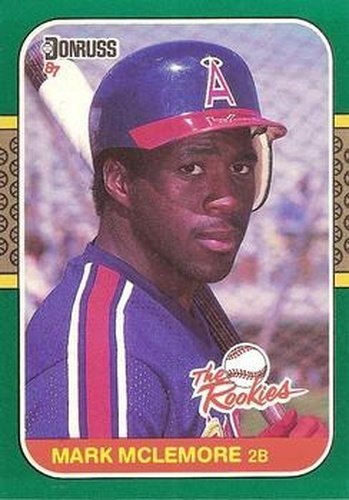 #7 - Mark McLemore - California Angels - 1987 Donruss The Rookies Baseball