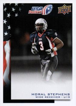 #7 Moral Stephens - USA - 2014 Upper Deck USA Football