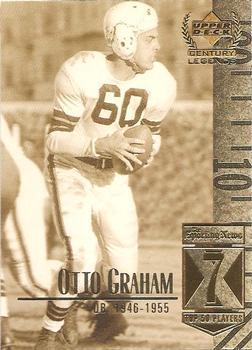 #7 Otto Graham - Cleveland Browns - 1999 Upper Deck Century Legends Football
