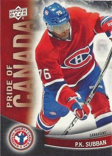 #7 P.K. Subban - Montreal Canadiens - 2012 Upper Deck National Hockey Card Day Canada Hockey