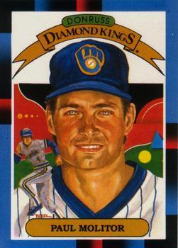 #7 Paul Molitor - Milwaukee Brewers - 1988 Leaf Baseball