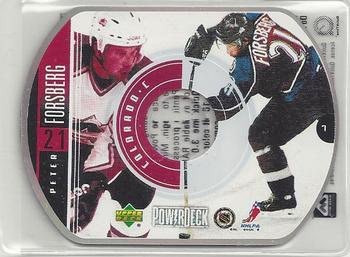#7 Peter Forsberg - Colorado Avalanche - 1999-00 Upper Deck PowerDeck Hockey