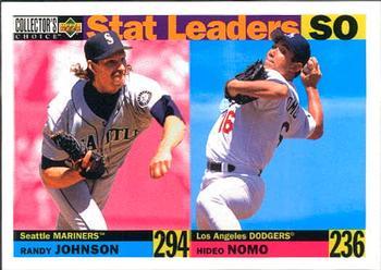 #7 Randy Johnson / Hideo Nomo - Seattle Mariners / Los Angeles Dodgers - 1996 Collector's Choice Baseball