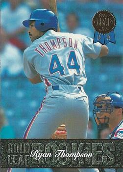 #7 Ryan Thompson - New York Mets - 1993 Leaf Baseball - Gold Leaf Rookies