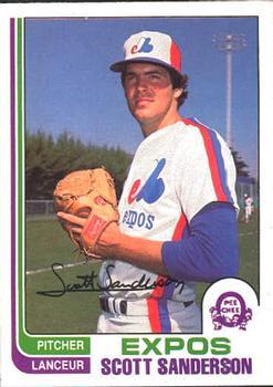 #7 Scott Sanderson - Montreal Expos - 1982 O-Pee-Chee Baseball
