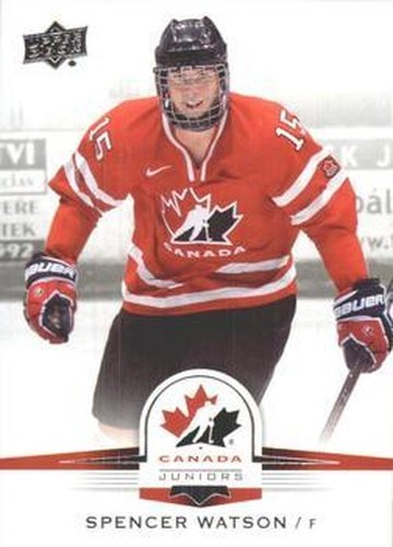 #7 Spencer Watson - Canada - 2014-15 Upper Deck Team Canada Juniors Hockey
