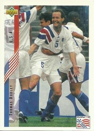 #7 Thomas Dooley - USA - 1994 Upper Deck World Cup Contenders English/Spanish Soccer
