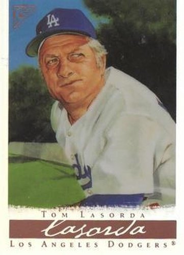 #7 Tom Lasorda - Los Angeles Dodgers - 2003 Topps Gallery Hall of Fame - Artist's Proofs Baseball