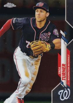 #7 Trea Turner - Washington Nationals - 2020 Topps Chrome Baseball