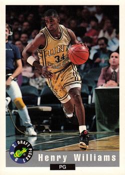 #7 Henry Williams - Charlotte 49ers - 1992 Classic Draft Basketball