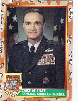 #7 General Charles Gabriel - 1991 Topps Desert Storm