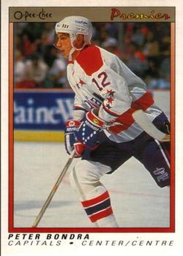 #7 Peter Bondra - Washington Capitals - 1990-91 O-Pee-Chee Premier Hockey