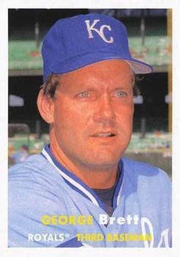 #7 George Brett - Kansas City Royals - 2021 Topps Archives Baseball