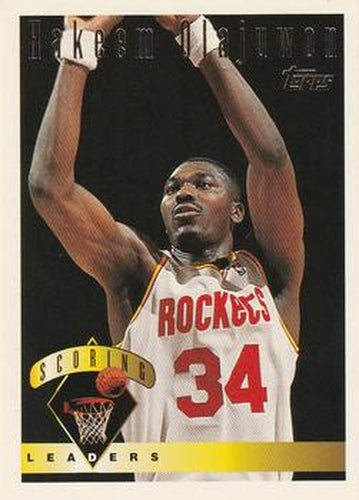 #7 Hakeem Olajuwon - Houston Rockets - 1995-96 Topps Basketball