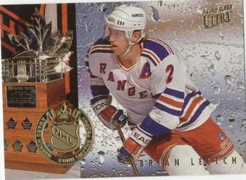 #7 Brian Leetch - New York Rangers - 1994-95 Ultra Hockey - NHL Award Winners
