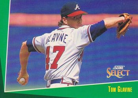 #7 Tom Glavine - Atlanta Braves - 1993 Select Baseball