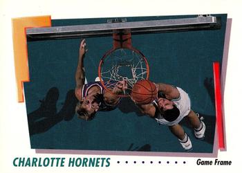 #407 Charlotte Hornets - Charlotte Hornets - 1991-92 SkyBox Basketball