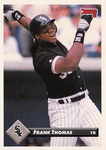 #7 Frank Thomas - Chicago White Sox - 1993 Donruss Baseball