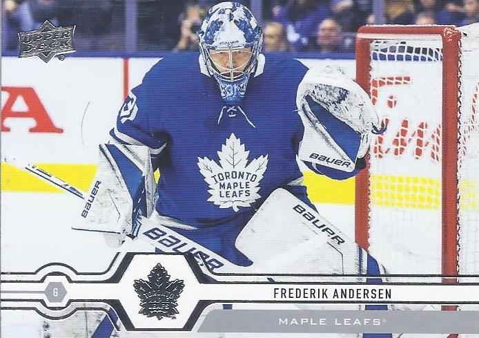 #7 Frederik Andersen - Toronto Maple Leafs - 2019-20 Upper Deck Hockey