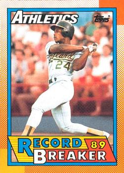 #7 Rickey Henderson - Oakland Athletics - 1990 O-Pee-Chee Baseball