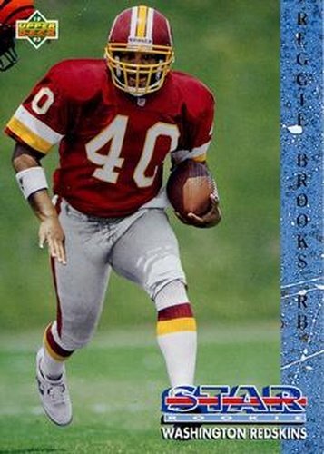 #7 Reggie Brooks - Washington Redskins - 1993 Upper Deck Football
