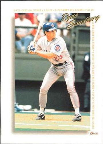 #7 Ryne Sandberg - Chicago Cubs - 1994 O-Pee-Chee Baseball - All-Star Redemptions