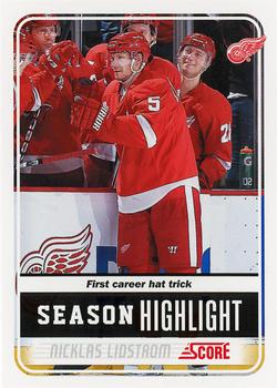 #7 Nicklas Lidstrom - Detroit Red Wings - 2011-12 Score Hockey