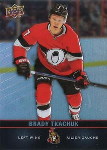 #7 Brady Tkachuk - Ottawa Senators - 2019-20 Upper Deck Tim Hortons Hockey