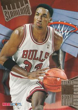 #7 Scottie Pippen - Chicago Bulls - 1995-96 Hoops Basketball - Slamland