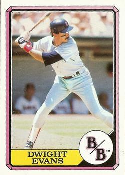 #7 Dwight Evans - Boston Red Sox - 1987 Topps Boardwalk and Baseball
