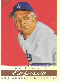 #7b Tommy Lasorda - Los Angeles Dodgers - 2003 Topps Gallery Hall of Fame - Artist's Proofs Baseball