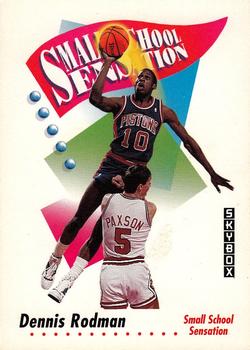 #608 Dennis Rodman - Detroit Pistons - 1991-92 SkyBox Basketball