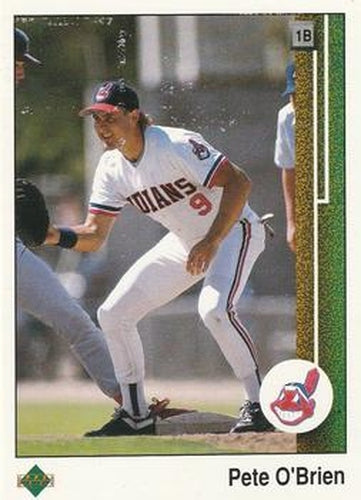 #800 Pete O'Brien - Cleveland Indians - 1989 Upper Deck Baseball