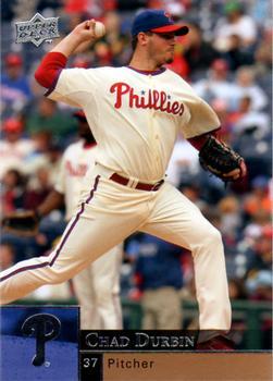#800 Chad Durbin - Philadelphia Phillies - 2009 Upper Deck Baseball