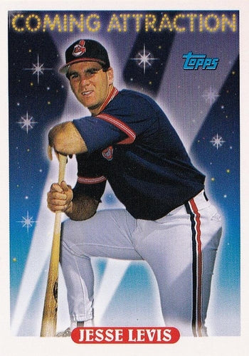 #801 Jesse Levis - Cleveland Indians - 1993 Topps Baseball