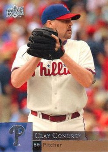 #801 Clay Condrey - Philadelphia Phillies - 2009 Upper Deck Baseball
