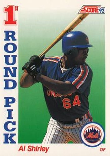 #802 Al Shirley - New York Mets - 1992 Score Baseball