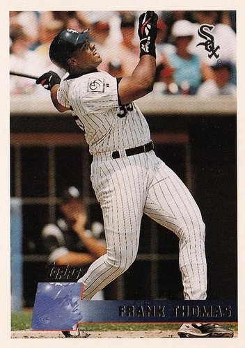 #100 Frank Thomas - Chicago White Sox - 1996 Topps Baseball