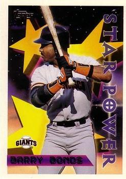 #10 Barry Bonds - San Francisco Giants - 1996 Topps Baseball