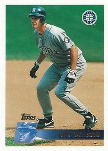 #117 Dan Wilson - Seattle Mariners - 1996 Topps Baseball