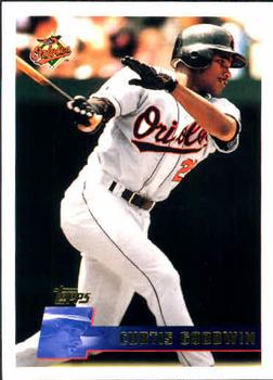 #121 Curtis Goodwin - Baltimore Orioles - 1996 Topps Baseball